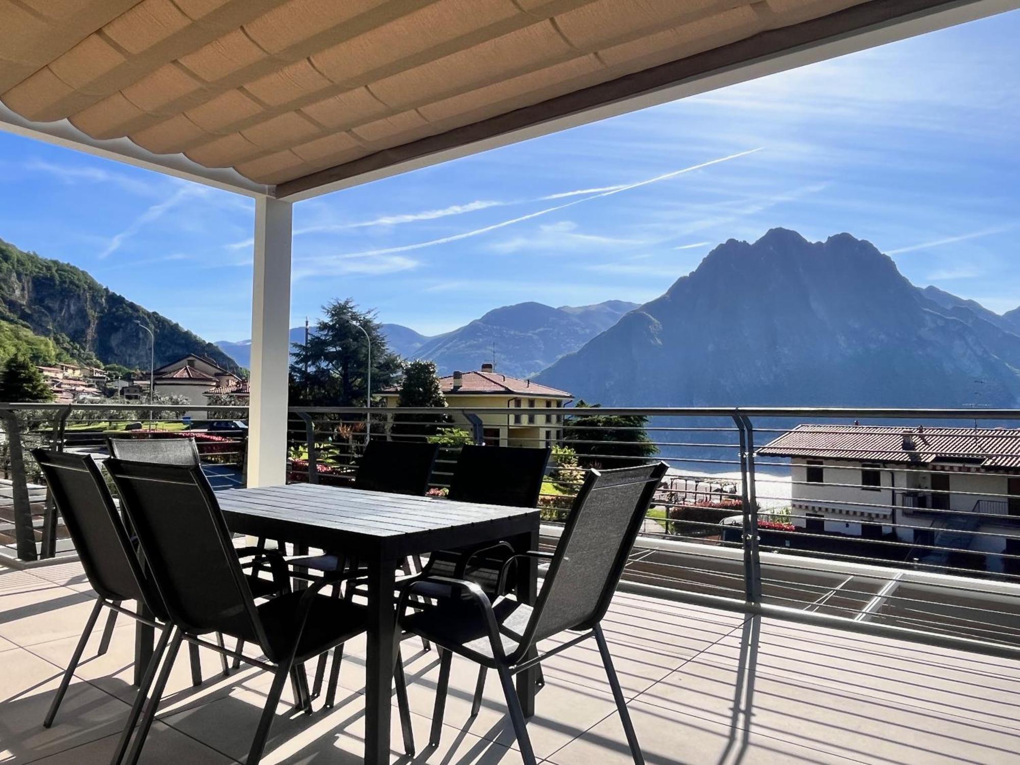 Costa Blu - Terrace Overlooking The Lake & Pool Riva di Solto Zewnętrze zdjęcie